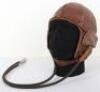 1930’s Lewis Style Flying Helmet with Gosport Tubes - 2