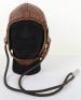 1930’s Lewis Style Flying Helmet with Gosport Tubes - 7