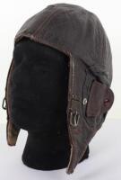 WW2 German Luftwaffe Leather Flying Helmet