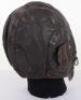 WW2 German Luftwaffe Leather Flying Helmet - 5