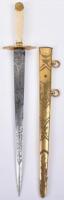 ^ Fine early 19th century officer’s dirk c.1820