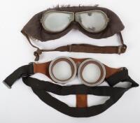 Pair of WW1 Period Royal Flying Corps Goggles