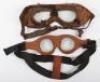 Pair of WW1 Period Royal Flying Corps Goggles - 2