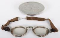 French Made 1930’s Stadium Air Express Flying Goggles