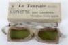 Pair of French Made “La Touriste” Lunette Automobile / Aviation Goggles - 2