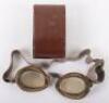 Pair of E B Meyrowitz Flying Goggles - 4