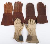 WW2 Style RAF Leather Flying Gloves