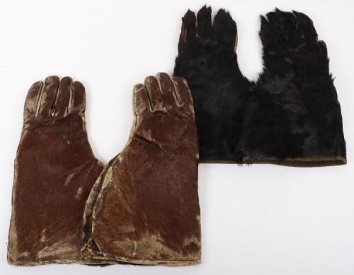 2x Pairs of Early 20th Century Aviators Gauntlets