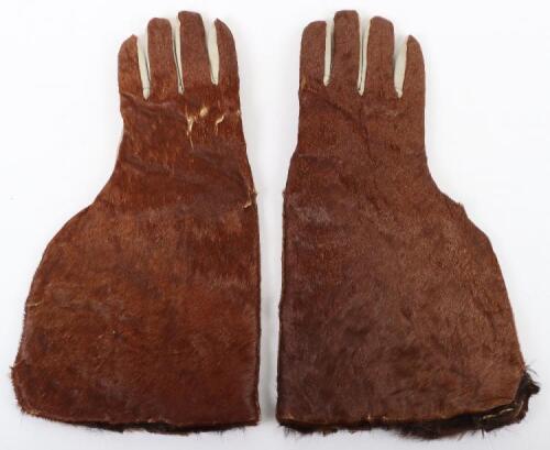 Pair of Early 20th Century Animal Fur Gauntlets