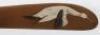 Small Wooden Generator Propeller Painted with French Spa3 Flying Stork Insignia - 2