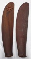 2x Wooden Aircraft Propeller Blades