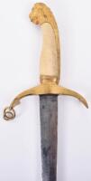 ^ Unusual naval officer’s dirk, first quarter of the 19th century