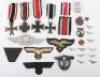 Grouping of WW2 German Third Reich Badges, Insignia & Medals - 2