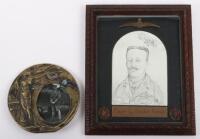 Brass Circular Frame of WW1 Royal Air Force Interest