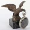 Early 20th Century Eagle in Flight Pocket Watch Stand, - 3