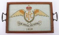 Royal Flying Corps Pre April 1918 Serving Tray