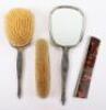 Hallmarked Silver Royal Air Force Four Piece Dressing Table / Vanity Case Set - 4
