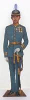 Painted Figure Plaque of a Royal Air Force Officer in Parade Uniform