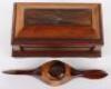 Royal Air Force Desk Ink Well in the Form of a Propeller - 2