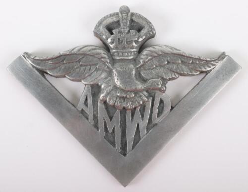 WW2 Royal Air Force Air Ministry Works Department Plaque