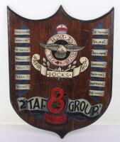 WW2 Royal Air Force No85 Group 2nd Tactical Air Force Plaque