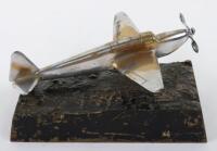WW2 Period Desk Model of a WW2 Fighter Aircraft