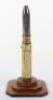 Royal Air Force Table Lighter Made From Aircraft Round - 6
