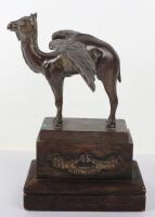 Bronze Royal Air Force No45 Squadron Winged Camel Desk Figure