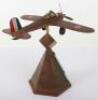 WW2 Period Desk Model of a French Fighter Plane (Morane-Saulnier M.S 406) - 2