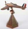 WW2 Period Desk Model of a French Fighter Plane (Morane-Saulnier M.S 406) - 3