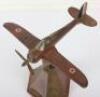 WW2 Period Desk Model of a French Fighter Plane (Morane-Saulnier M.S 406) - 5