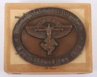 Third Reich NSFK (Nationalsozialistisches Fliegerkorps) Award Plaque