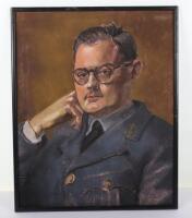 Pastel Portrait of a Royal Air Force Volunteer Reserve Medical Officer