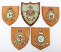 5x Royal Air Force Squadron Plaques