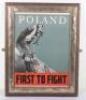 WW2 “POLAND FIRST TO FIGHT” Poster