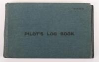 Pilots Log Book of Constance Mary Singleton