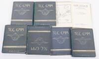 WW2 Royal Air Force “Tee Emm” Publications Vol 1 – 5 Belonging to George (Jock) Shinnie DFC, Wireless Operator / Air Gunner with 139 & 464 Squadrons