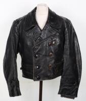 German 1940’s Style Leather Flight Jacket