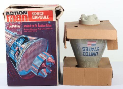 Boxed original Palitoy Action Man Space Capsule with Action Man and Astronaut outfit