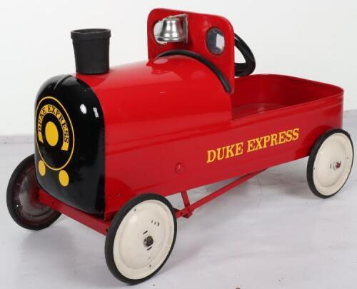 Tri-ang ‘The Duke Express’ child’s pedal train, English circa 1960