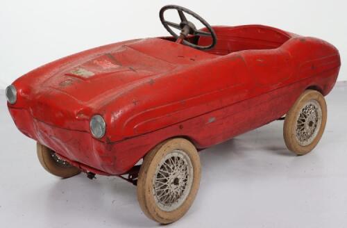 A rare Giordani Sports child’s pedal car, Italian 1950s