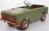 An early Moskvich pressed steel child’s pedal car, Russian circa 1950