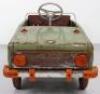 An early Moskvich pressed steel child’s pedal car, Russian circa 1950 - 2