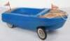 Tri-ang plastic child’s pull-along/ pedal boat, English 1970