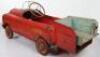 A scarce Tri-ang Commercial pressed steel child’s pedal Transporter Truck, English 1950s - 4