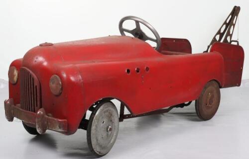 A scarce Tri-ang Commercial pressed steel child’s pedal Tow Truck, English 1950s