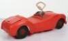 A Marx moulded plastic Triumph TR2 child’s sit on push-along Sports car, circa 1970 - 4