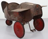 A rare, pressed steel child’s pedal Mono-plane, 1920s