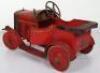 A scarce Leeway pressed steel child’s Saloon pedal car, English 1940s - 5