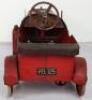 A scarce Leeway pressed steel child’s Saloon pedal car, English 1940s - 7